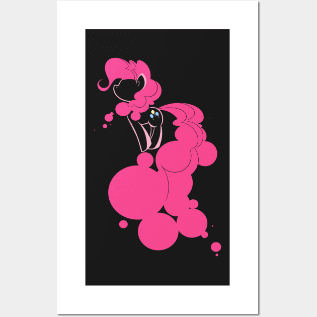 Bubbly Pink Wall Art by BambooDog